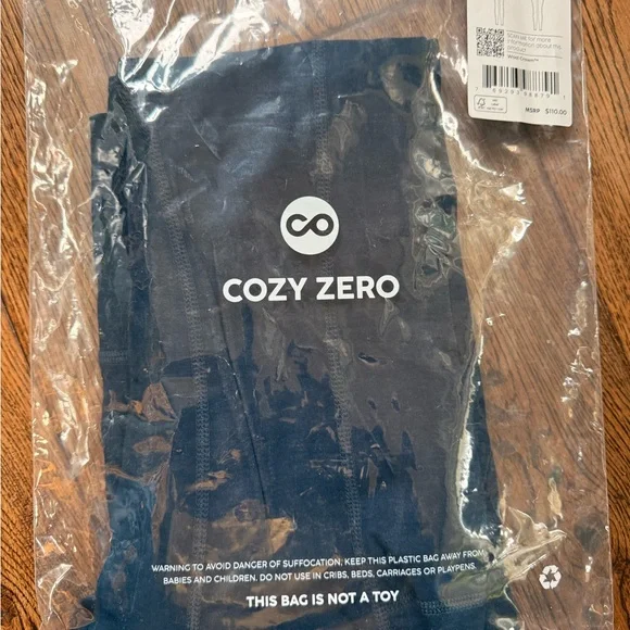 NWT Women's Cozy Zero Merino Blend Lightweight Navy Blue Leggings Pants. Small. - Picture 13 of 14